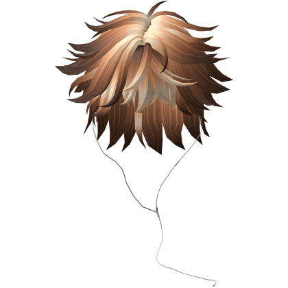 Y2K emo boy with headphones, blonde brown hair