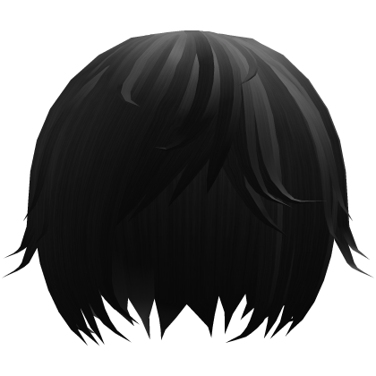 (×_×) faded gray emo anime wavy hair w tufts  Roblox item