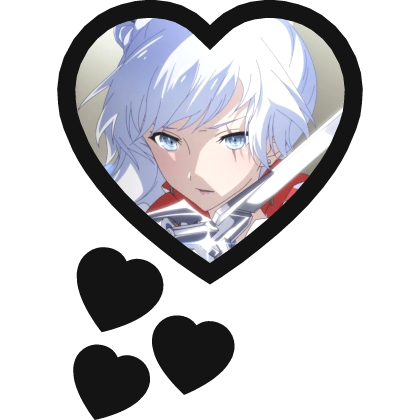 Weiss Schnee Thinking Hearts Rwby