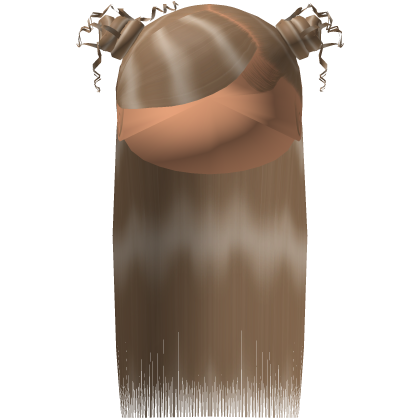 Swoop with buns half down hair - Blonde