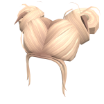 Blonde Trendy Messy Buns
