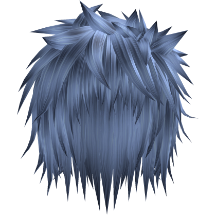 blue emo spiky messy vampire punk anime boy hair