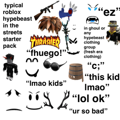 the streets meme Roblox decal