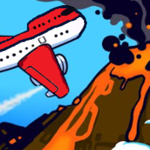 Survive a Plane Crash into a Volcano! 🌋