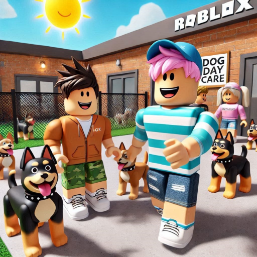2 Player Doggy DayCare Tycoon official Roblox game thumbnail
