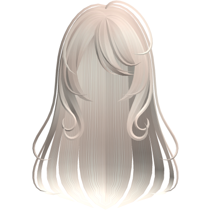 cute long wispy soft anime hair blonde Roblox item