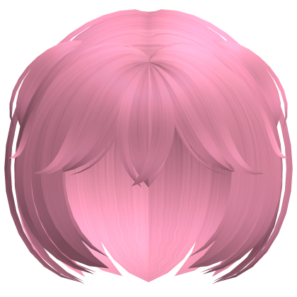 pink fluffy cutecore moe bob hair