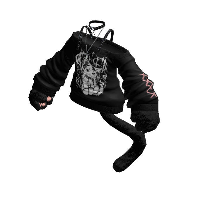 Punk Cat Set Long sleeve Tee