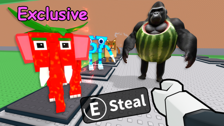 Steal Brainrots From Guards 🧠 screenshot 1