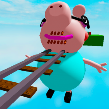 Cart ride into Daddy Pig