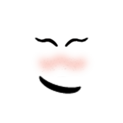 Aesthetic blush face Roblox decal