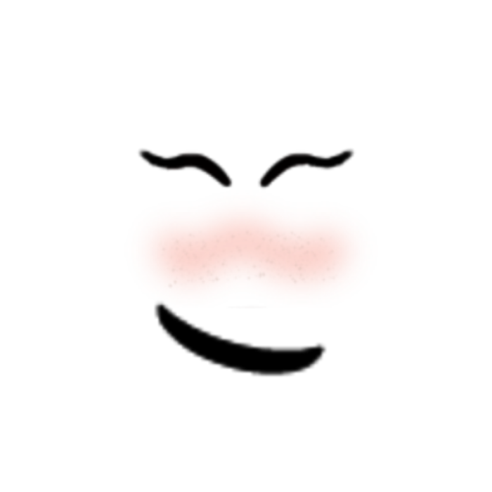 Aesthetic blush face Roblox decal