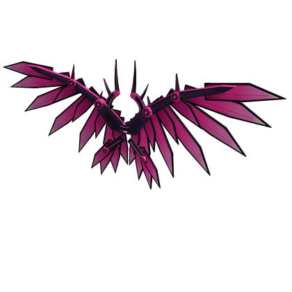 Hot Pink Seraph Mecha Wings