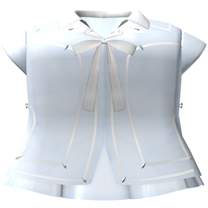 anime vampire school uniform in blue Roblox item