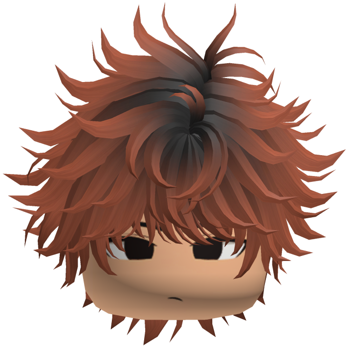 Moe Vkei Orange Long Messy Hair Combo