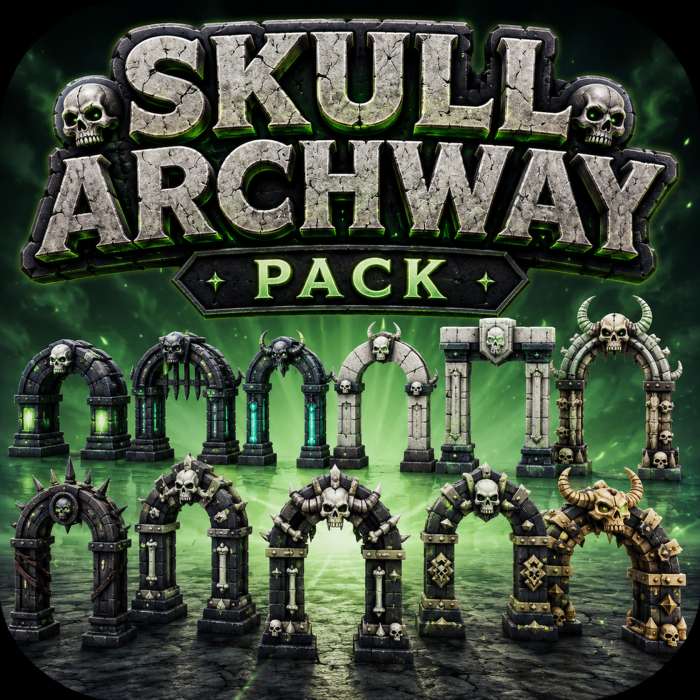 Skull Archway Portals Made by Zelgraz preview 1
