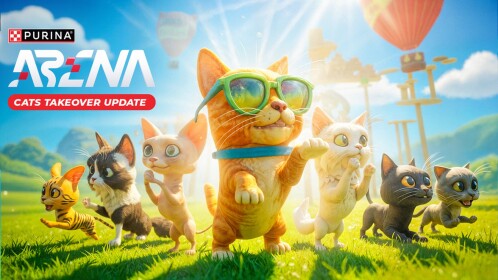 [😻 CATS TAKEOVER] Purina Arena Pet Racing