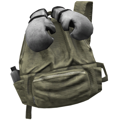 Tan Boxing Glove Grunge Backpack 1.0