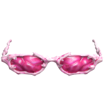 Cosmic Candy Pink Y2K Vampire shades