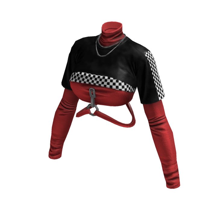 Red Rider Harajuku Shirt (Black Red)