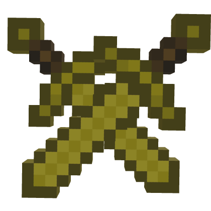 Cross Gold Sword [MINECRAFT] Roblox item