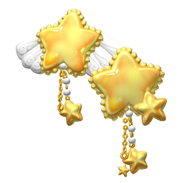 Wishfall Winged Star Clips 
