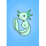 Minty Axolotl Plush Fan Club