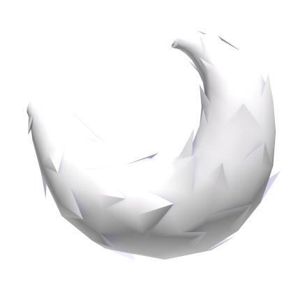 Fluffy White Fox Tail