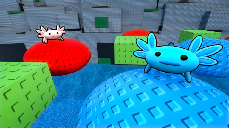 Axolotl Buddies  [2 Player Obby] screenshot 1