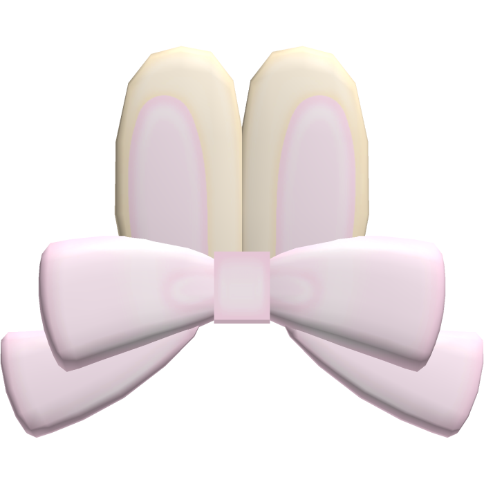 ♡ cute chiikawa usagi cupcake head bow
