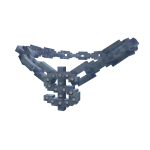 8-Bit Bluesteel Bling $$ Necklace