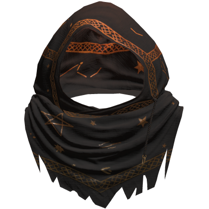 Sorcerer Distressed Rune Hood Roblox item
