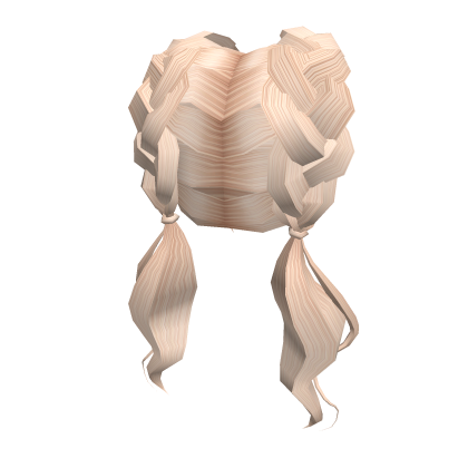 Blonde Braided Ponys