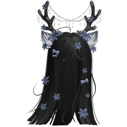 Ethereal Christmas Fairy Fawn Hair w/ Antlers