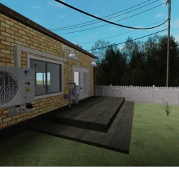 Air conditioner town icon