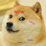Fluffy the doge join the group