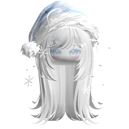 Emo Vamp Christmas Hair (White)