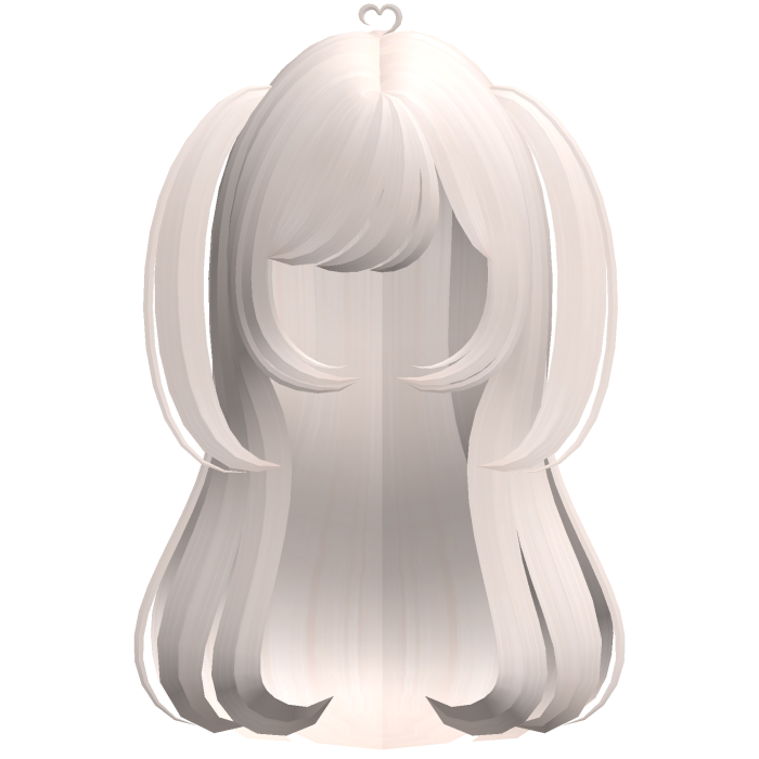 ‿♡ soft pastel blonde long wavey hair w pigtails ♡