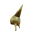 Golden Ice Cream Hat