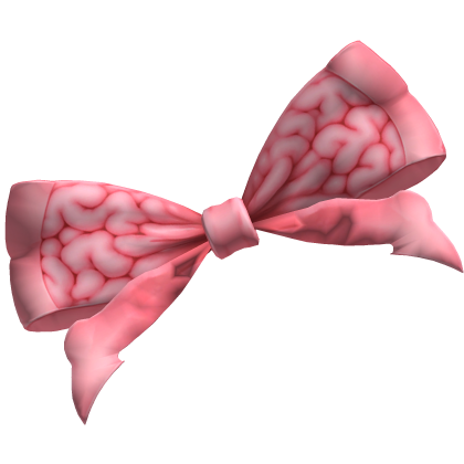 creepy cute zombie brain side bow