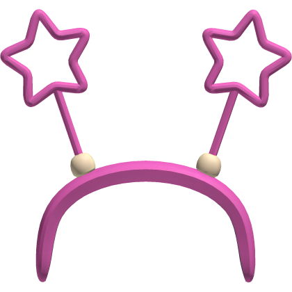 Pink Diwali Sparkler Headband w/ Pearl Beads hat