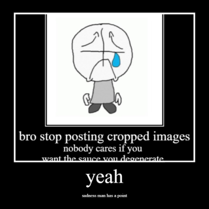 don't post cropped images you degenrates Roblox decal