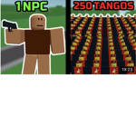 Tangy mangy and Carl the npc group