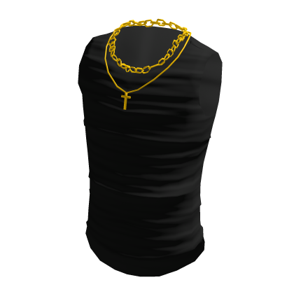 Black TankTop With Chains