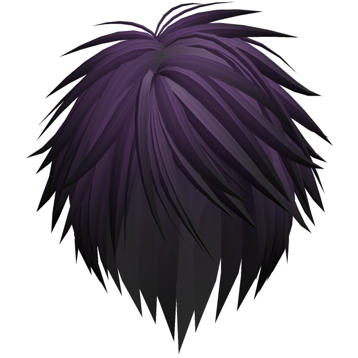 Vkei Side Sweep Moe Boy Hair (Purple)