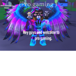 Pro gaming man