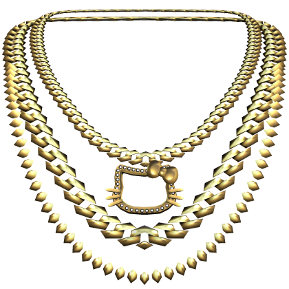 Kitty Layered Gold Necklace thumbnail