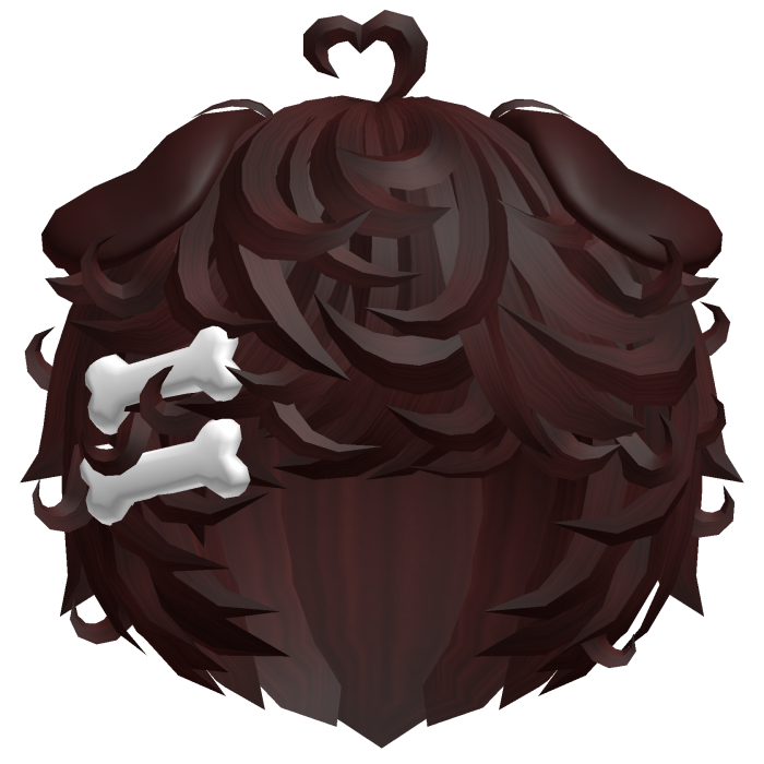 🦴 cute dark red kawaii curly messy puppy boy