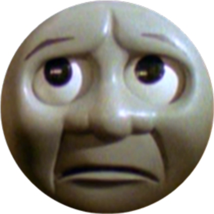 oliver sad face transparent Roblox decal