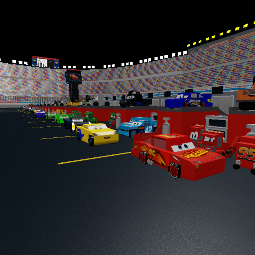 Disney Pixar Cars Motor Speedway of the South! official Roblox game thumbnail